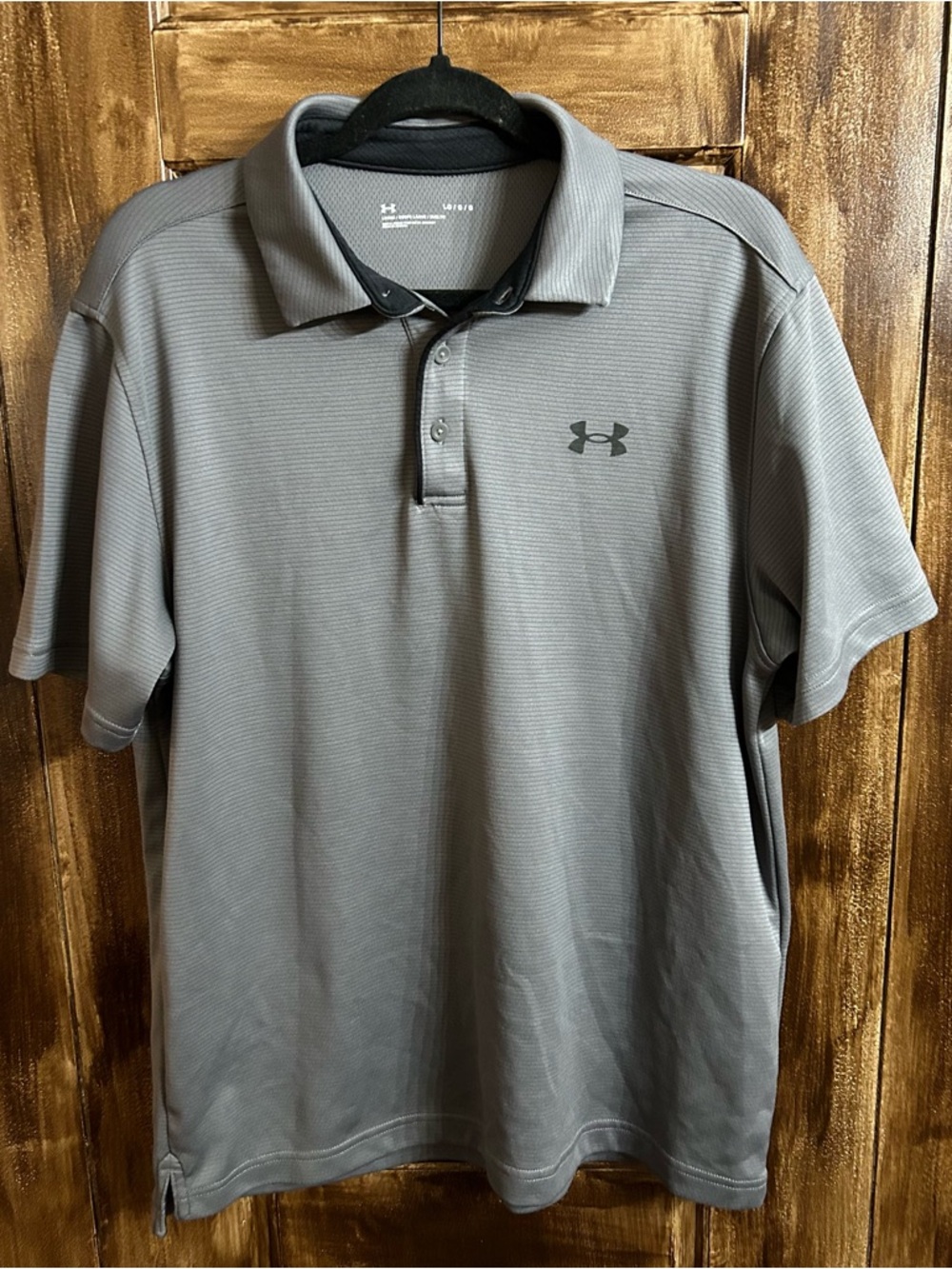 Under Armour Men's Gray Polo Shirt with Subtle Logo
